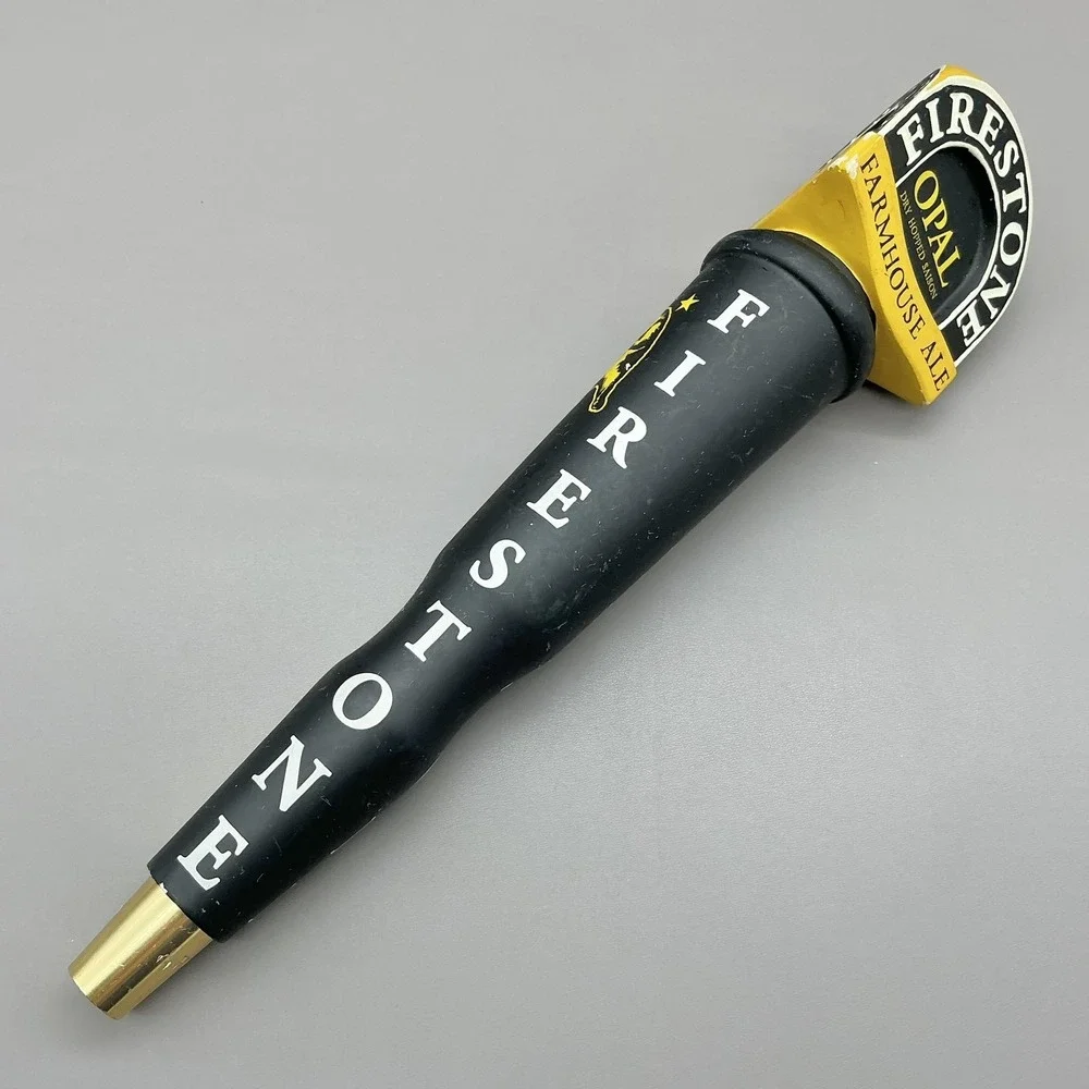 Firestone Opal Farmhouse Ale Dry Hopped Saison Beer Tap Handle Black Gold